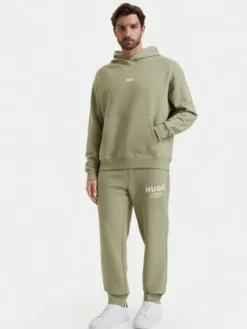 HUGO Dres Nazardo 50571220 Beżowy Regular Fit