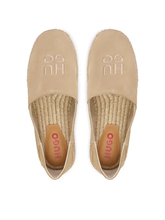 HUGO Espadryle Sannes Slon SD 50563325 Beżowy