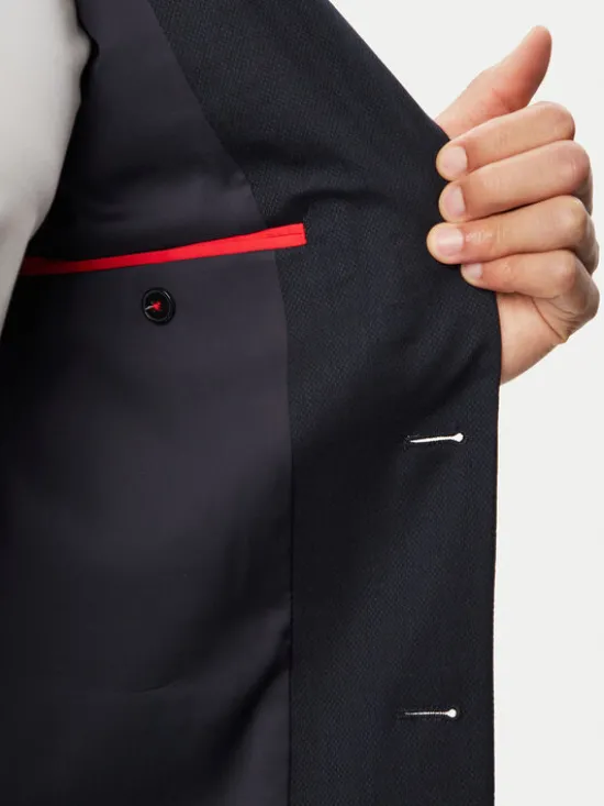 HUGO Garnitur Arti-Hesten 253X 50567831 Granatowy Extra Slim Fit