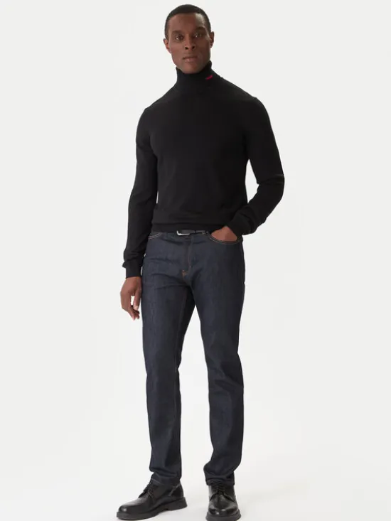 HUGO Golf San Thomas-M 50474174 Czarny Slim Fit