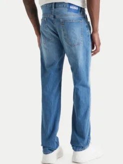 HUGO Jeansy Ash 50555955 Niebieski Slim Fit