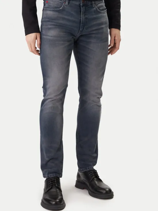 HUGO Jeansy 50555167 Granatowy Regular Fit