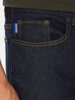HUGO Jeansy 50572791 Granatowy Slim Fit