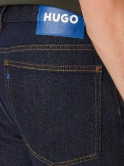 HUGO Jeansy 50572791 Granatowy Slim Fit