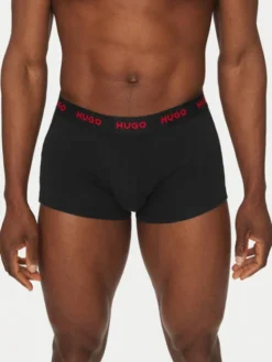 HUGO Komplet bokserek Trunk Triplet Pack 50532611 Szary