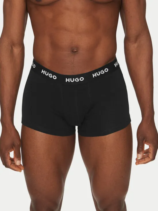 HUGO Komplet bokserek Trunk Triplet Pack 50532611 Szary