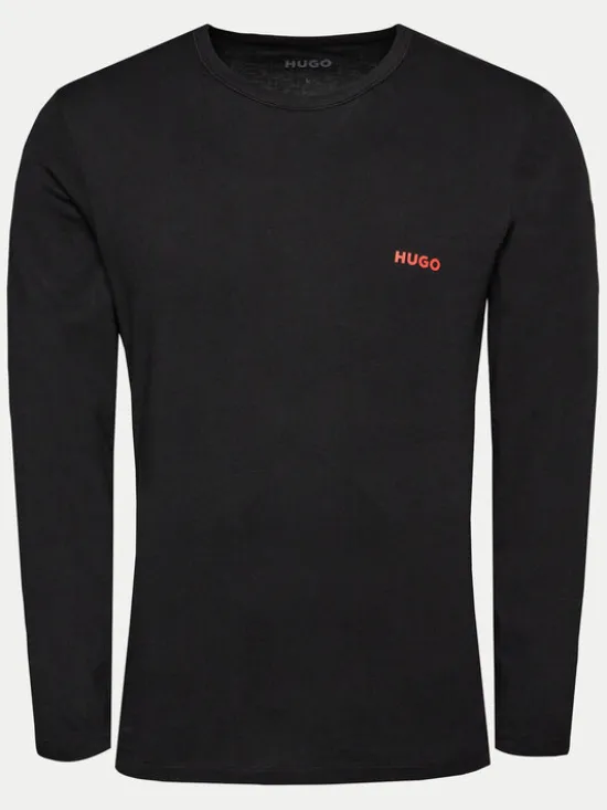 HUGO Komplet longsleeve 50492631 Czarny Regular Fit