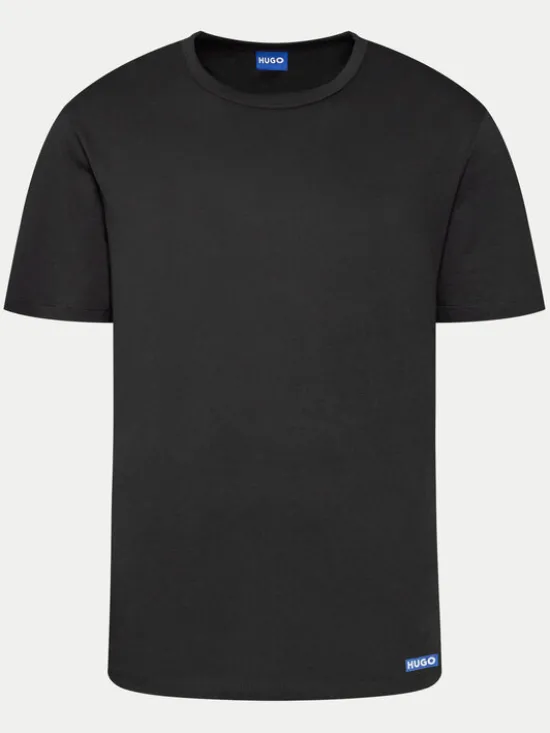 HUGO Komplet t-shirtów Naolo 50522382 Czarny Regular Fit