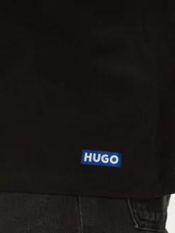 HUGO Komplet t-shirtów Naolo 50522382 Czarny Regular Fit