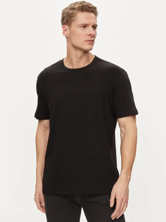 HUGO Komplet t-shirtów Naolo 50522382 Czarny Regular Fit