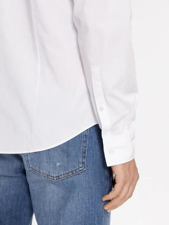 HUGO Koszula Ermo 50500216 Biały Slim Fit