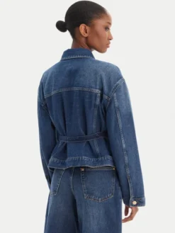 HUGO Kurtka jeansowa Gizzie 50553184 Niebieski Regular Fit