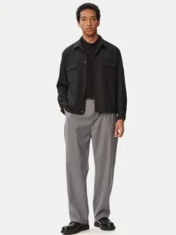 HUGO Kurtka koszulowa Juliano243F1 50555258 Czarny Regular Fit