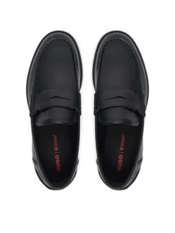 HUGO Loafersy Draven 50573677 Czarny