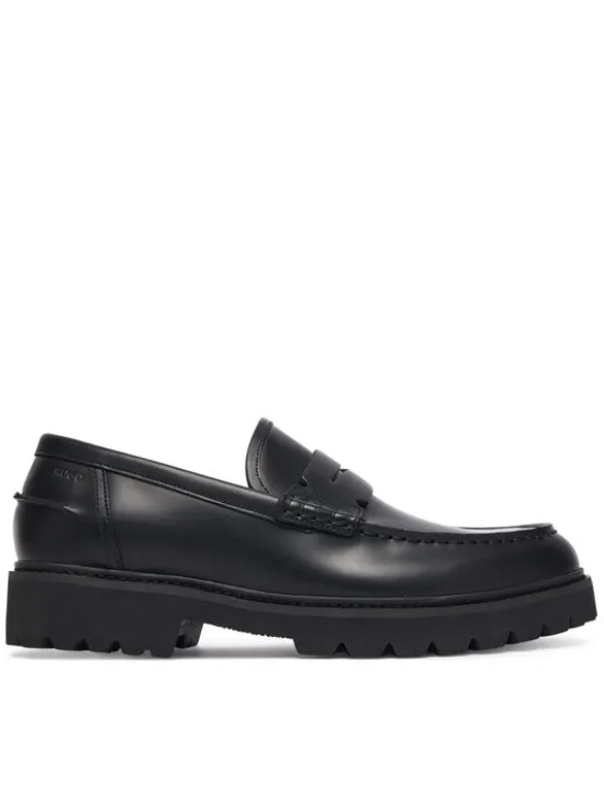 HUGO Loafersy Draven 50573677 Czarny