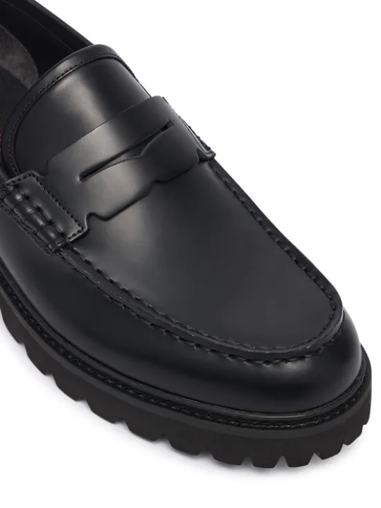HUGO Loafersy Draven 50573677 Czarny