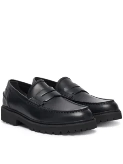HUGO Loafersy Draven 50573677 Czarny