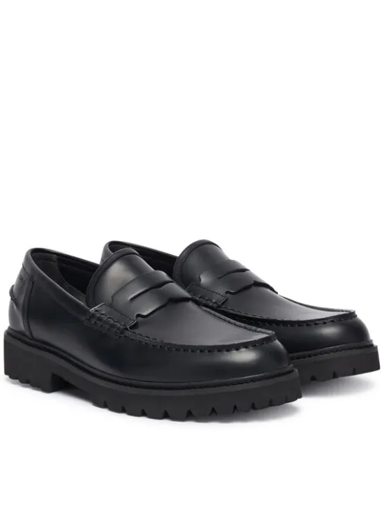HUGO Loafersy Draven 50573677 Czarny
