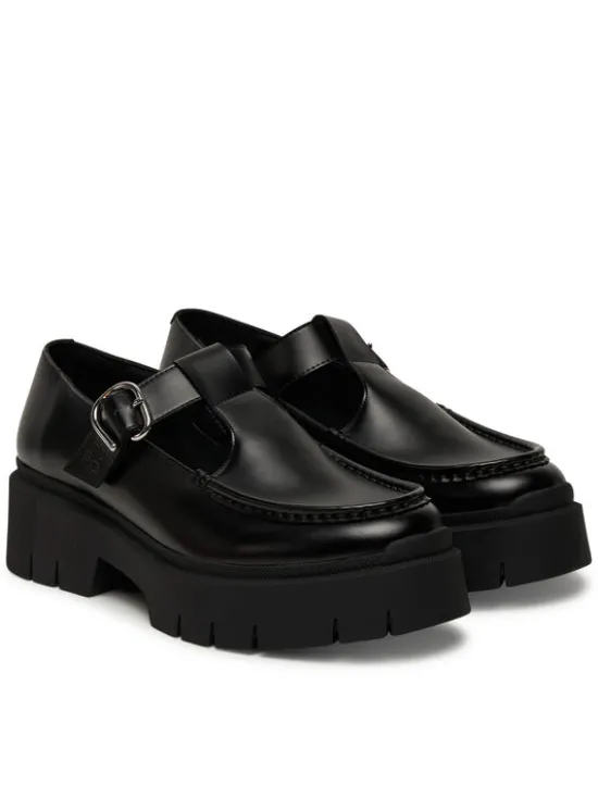 HUGO Loafersy Kris 50551873 Czarny