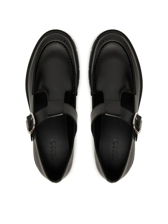 HUGO Loafersy Kris 50551873 Czarny