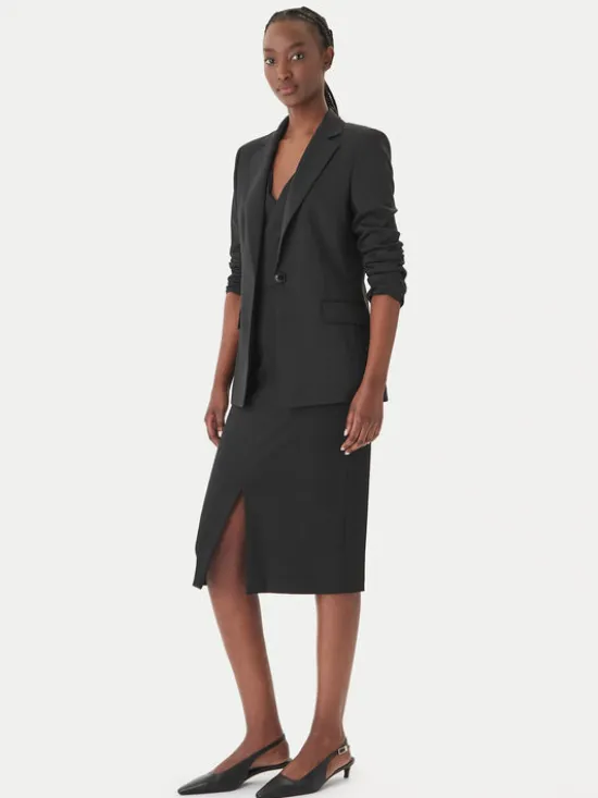 HUGO Marynarka Atana-2 50516447 Czarny Regular Fit