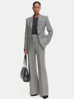 HUGO Marynarka 50570564 Szary Regular Fit
