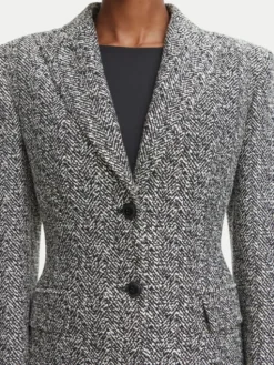 HUGO Marynarka 50570564 Szary Regular Fit