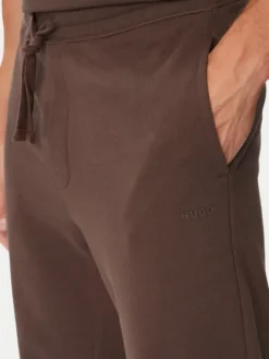 HUGO Spodnie dresowe Dayote232 50489617 Brązowy Regular Fit