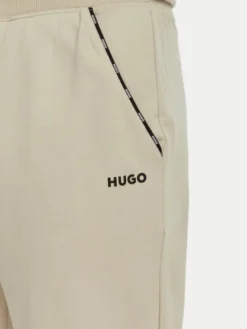 HUGO Spodnie dresowe Noah 50566158 Beżowy Regular Fit
