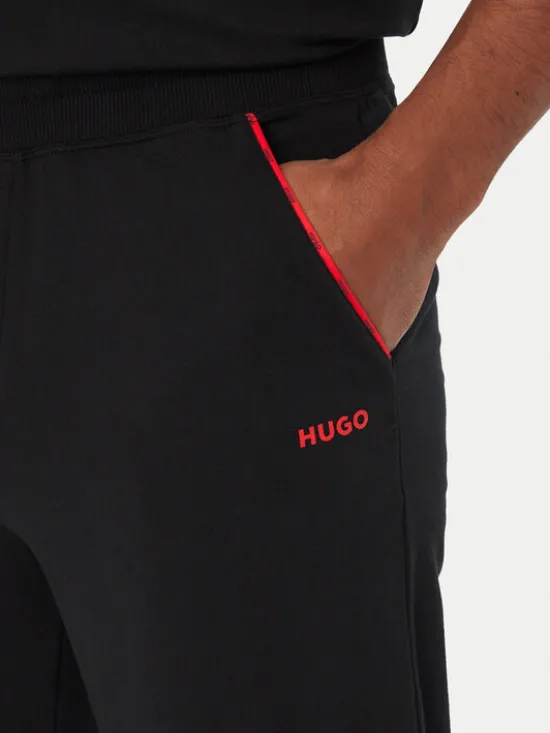 HUGO Spodnie dresowe Noah 50566158 Czarny Regular Fit