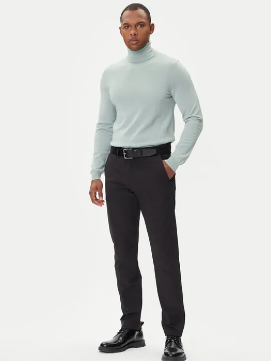 HUGO Sweter San Thomas-M 50474174 Zielony Regular Fit