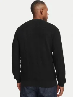 HUGO Sweter Simoh 50566762 Czarny Regular Fit