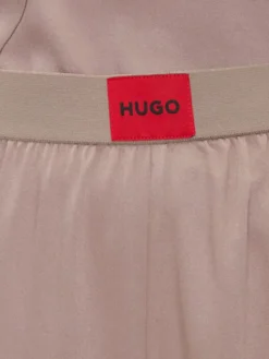 HUGO Szorty piżamowe Red Label Lace_Short 50531629 Beżowy Relaxed Fit