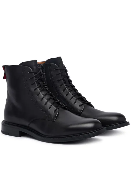 HUGO Trzewiki Lysander 50569021 Czarny