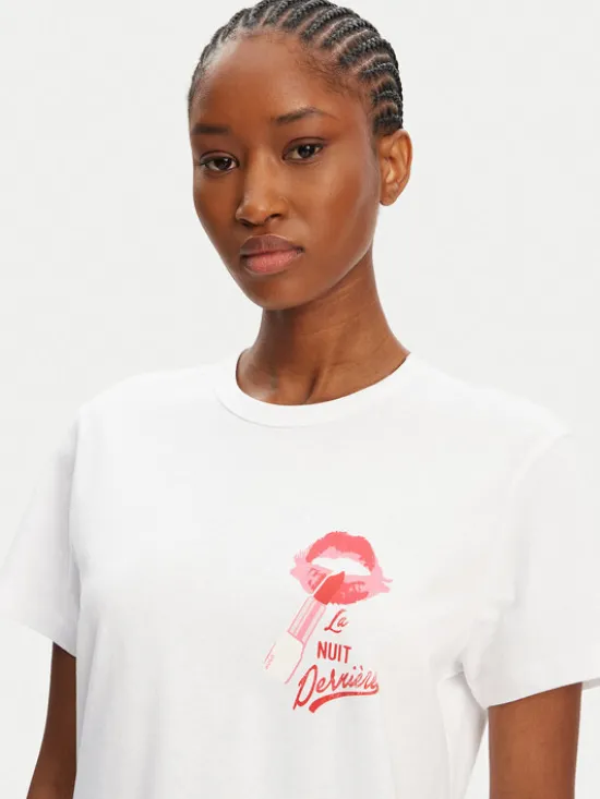 HUGO T-Shirt Destrel_2 50544897 Biały Relaxed Fit