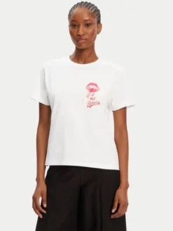 HUGO T-Shirt Destrel_2 50544897 Biały Relaxed Fit