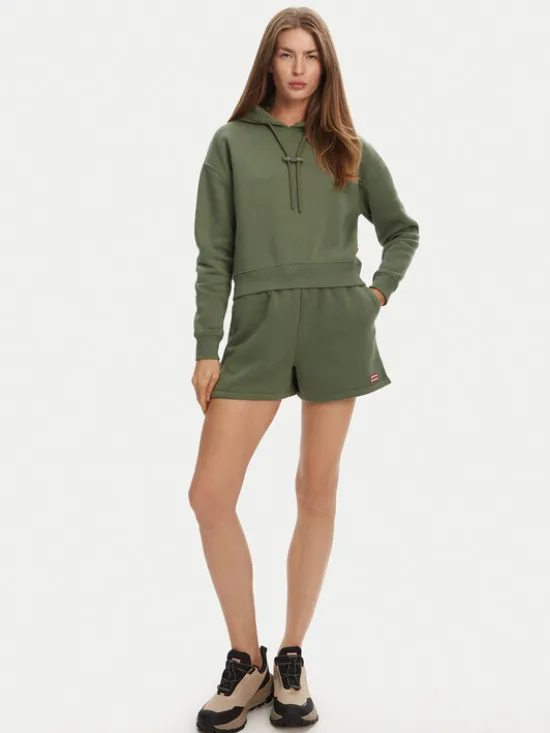 Hunter Bluza Liza HARW0044242 Khaki Cropped Fit