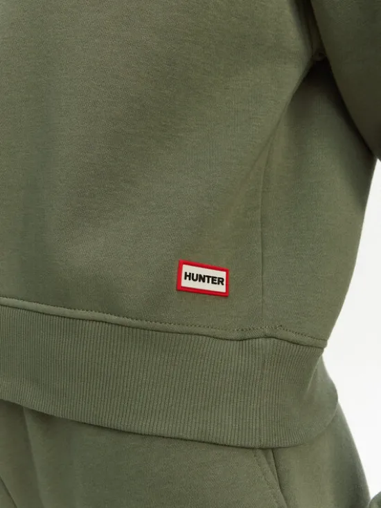 Hunter Bluza Liza HARW0044242 Khaki Cropped Fit