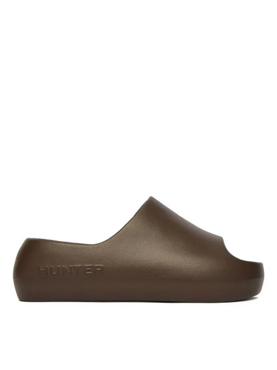 Hunter Klapki CEOWB-S55796 Brązowy ciemny