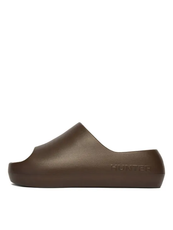 Hunter Klapki CEOWB-S55796 Brązowy ciemny