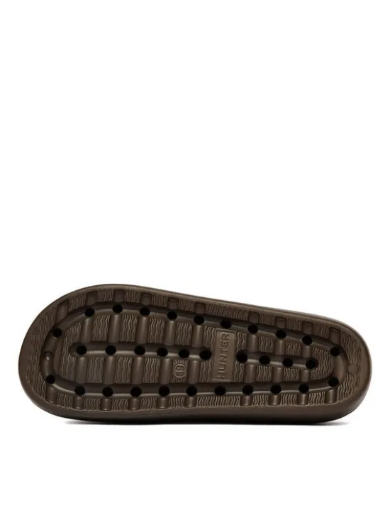 Hunter Klapki CEOWB-S55796 Brązowy ciemny