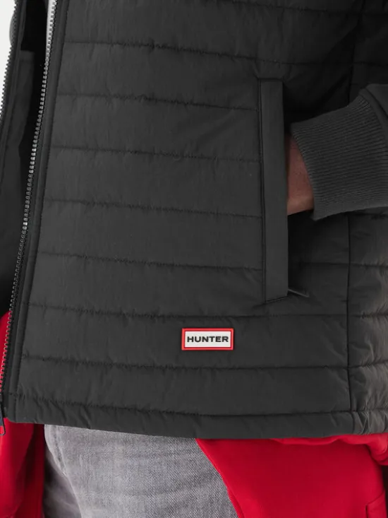 Hunter Kurtka przejściowa Hume Baffle HARM0016251 Czarny Regular Fit