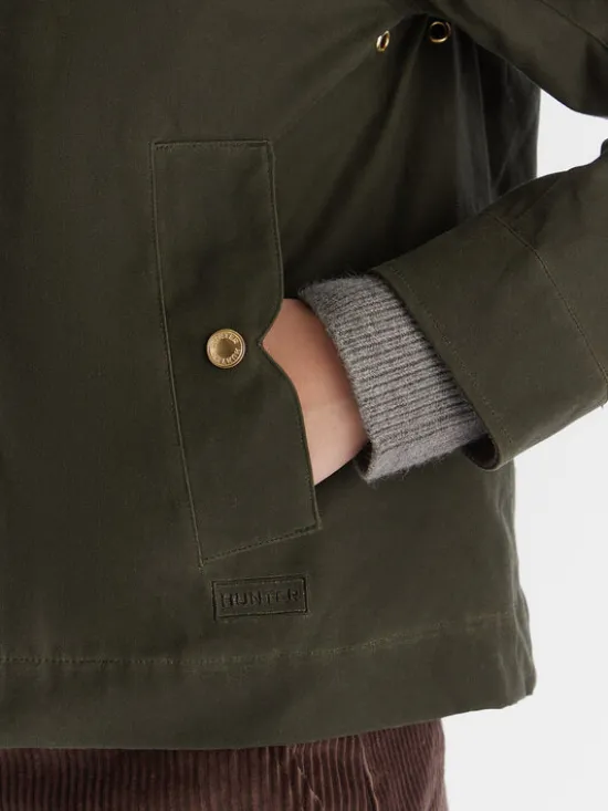 Hunter Kurtka przejściowa Leith HARW0065251 Zielony Oversize