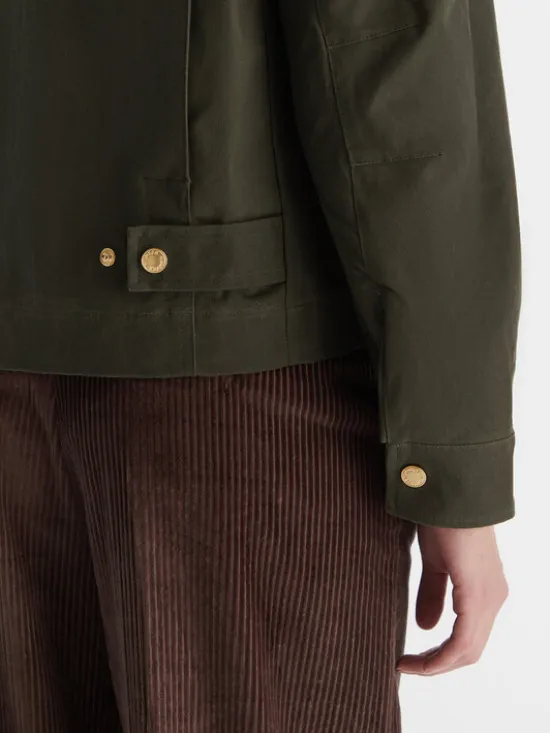 Hunter Kurtka przejściowa Leith HARW0065251 Zielony Oversize
