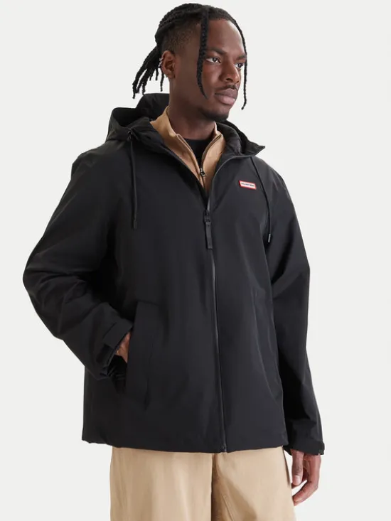 Hunter Kurtka przejściowa Originals HARM0004261 Czarny Regular Fit