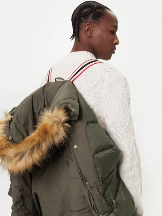 Hunter Parka Angus HARM0018252 Zielony Regular Fit