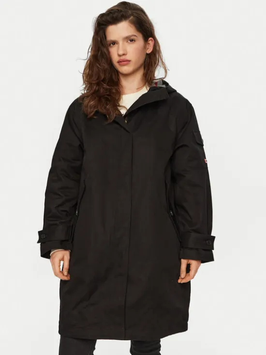 Hunter Parka Hanley HARW0015242 Czarny Regular Fit