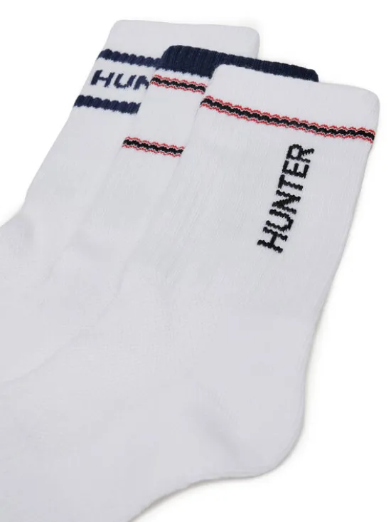 Hunter Skarpety długie AS_HUNTER_02W_SS25 (3-PACK) Biały