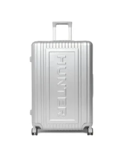 Hunter Walizka duża CEO-HUNTER-L-002-08-SILVER Srebrny