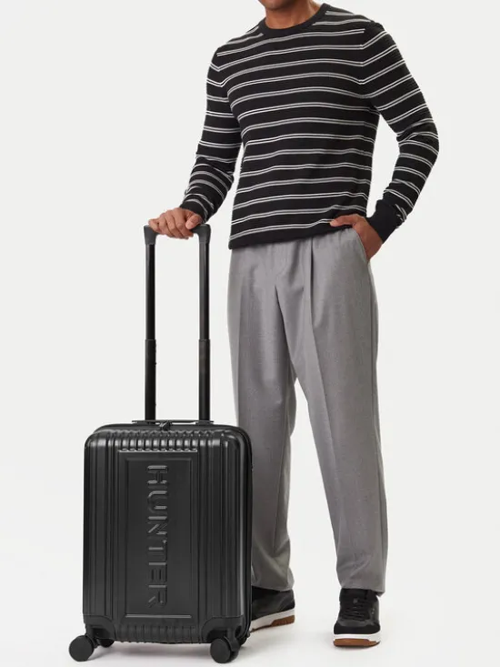 Hunter Walizka kabinowa CEO-HUNTER-S-001-08-BLACK Czarny